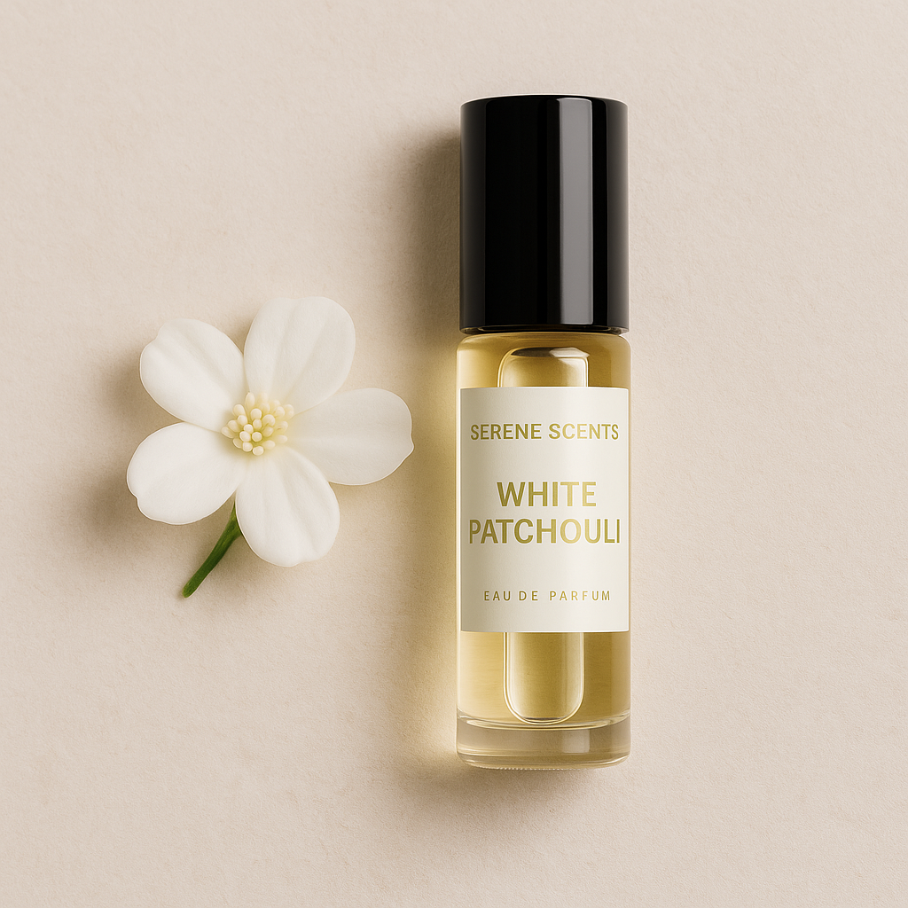 White Patchouli 10ml Rollerball Perfume Oil product image from Serene Scents
