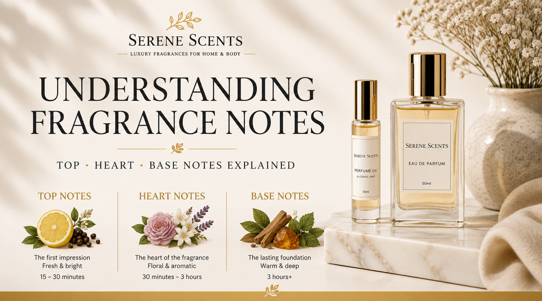 Understanding Fragrance Notes: Top, Heart & Base Notes Explained