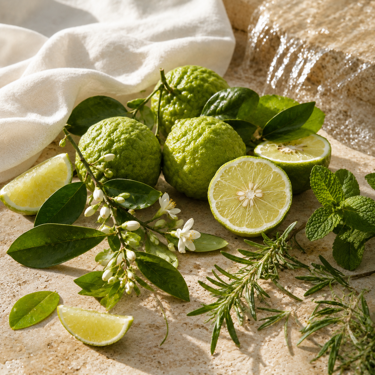 Luxury Fresh Fragrances Collection featuring citrus, green herbs and fresh aquatic elements