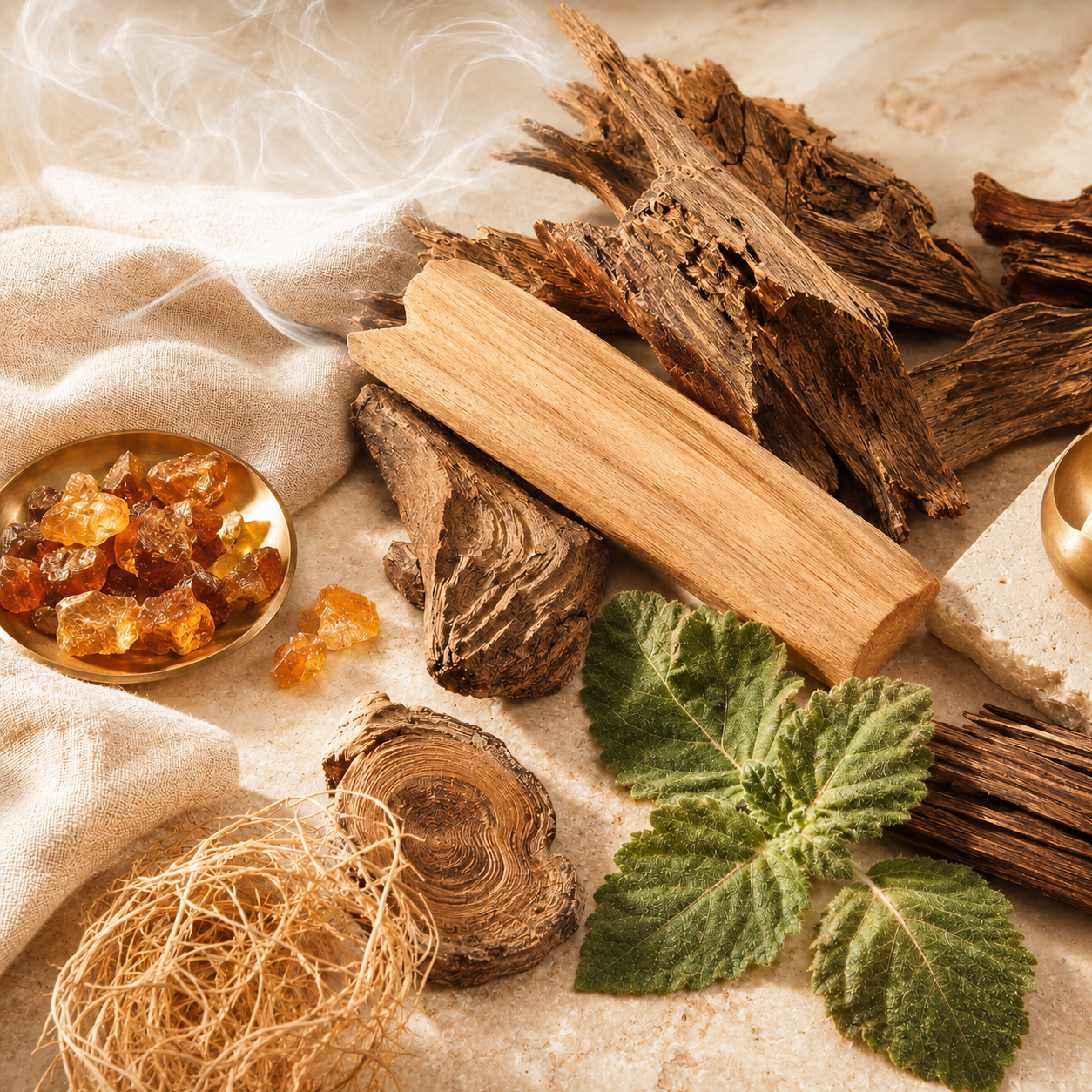 Luxury Woody Fragrances Collection featuring cedarwood, sandalwood and oud