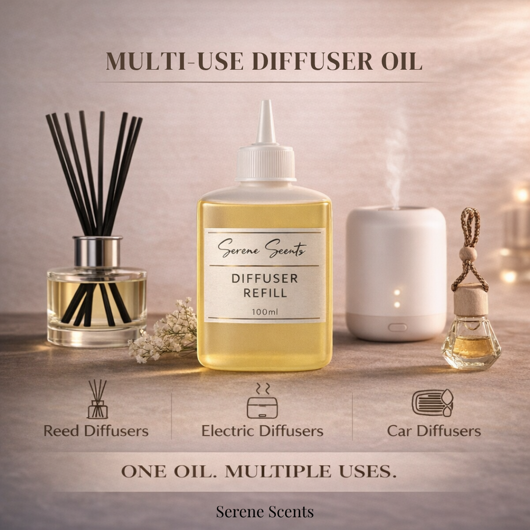 Lime Basil & Mandarin Reed Diffuser Refill product image from Serene Scents