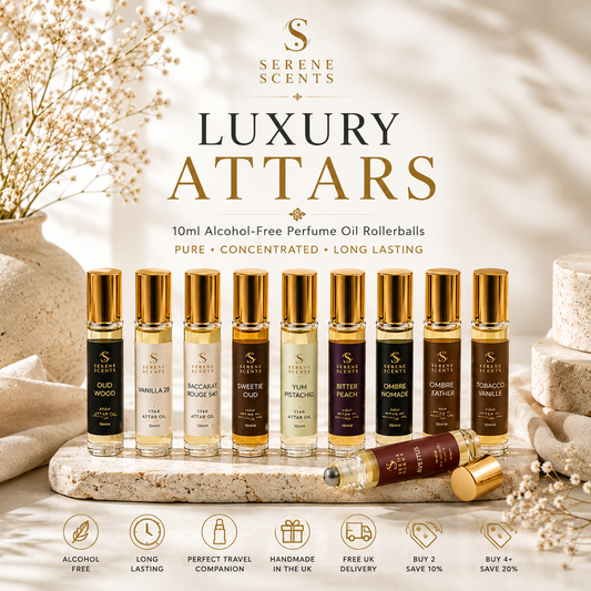 Luxury Attars | 10ml Alcohol-Free Perfume Oil Rollerballs