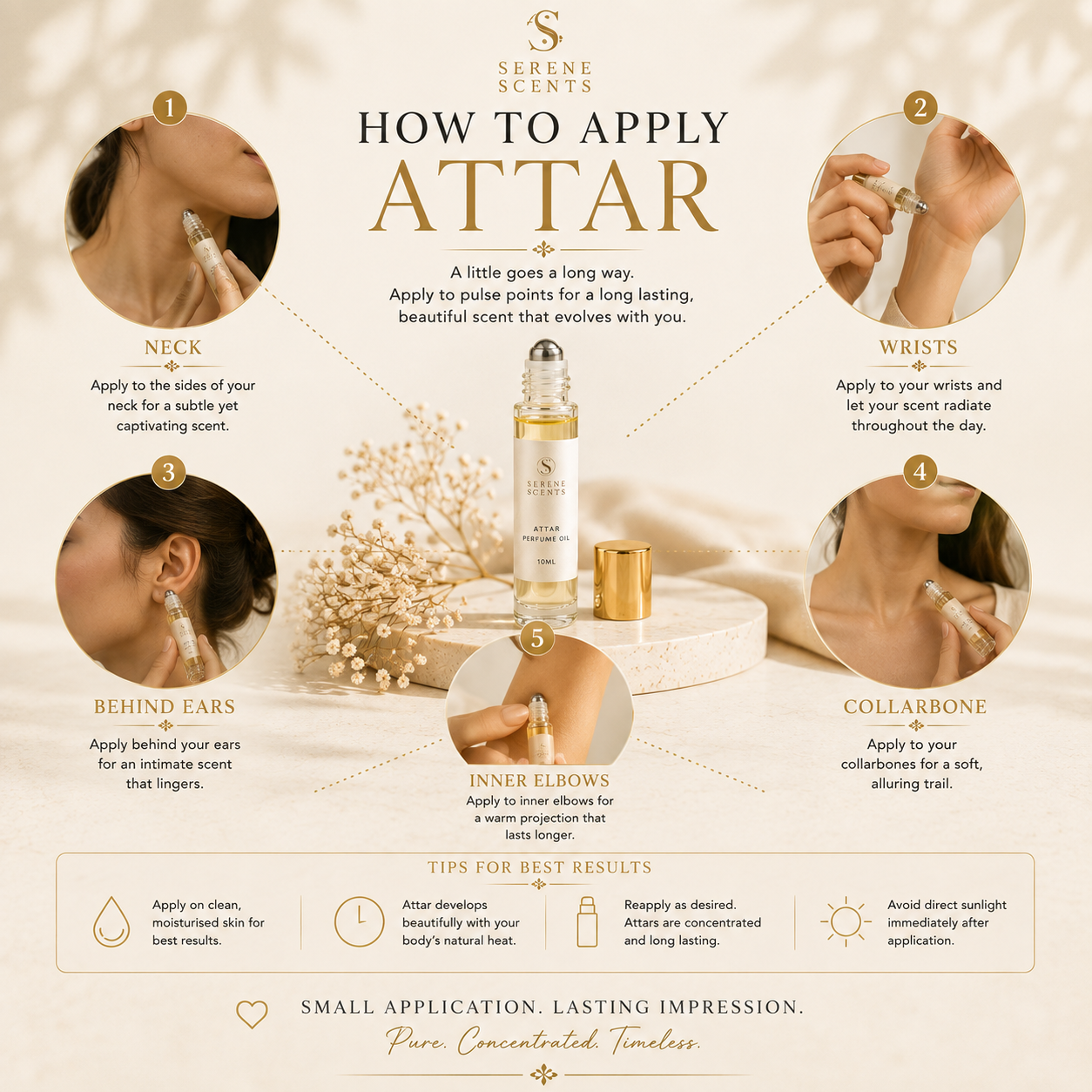 Luxury Attars | 10ml Alcohol-Free Perfume Oil Rollerballs