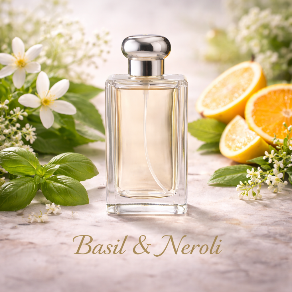 Basil & Neroli Perfume Oil from Serene Scents