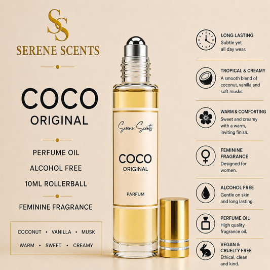 Coco Original 10ml Rollerball Perfume Oil from Serene Scents