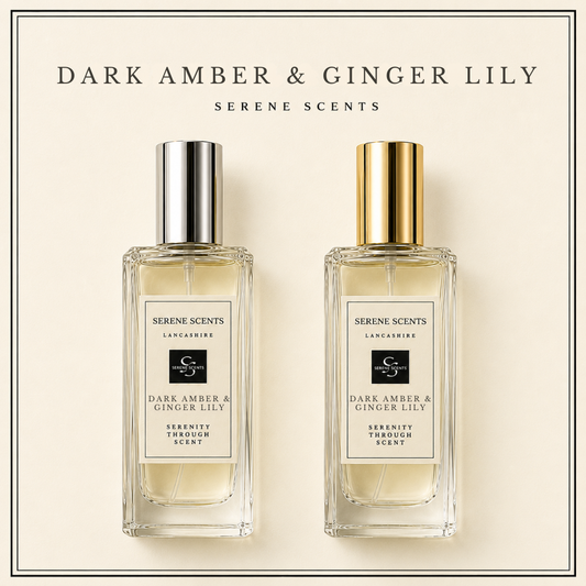 Dark Amber & Ginger Lily 100ml Eau de Parfum from Serene Scents