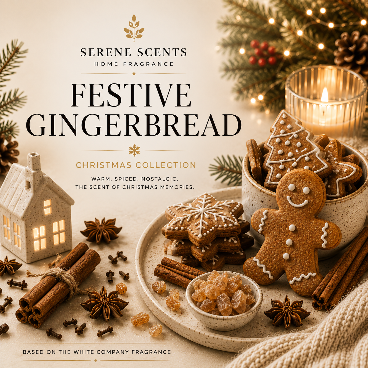 Festive Gingerbread | Christmas Home Fragrance