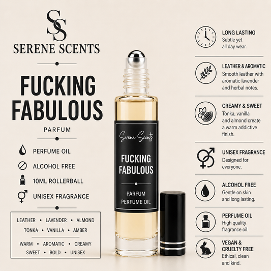 Fucking Fabulous 10ml Rollerball Perfume Oil from Serene Scents