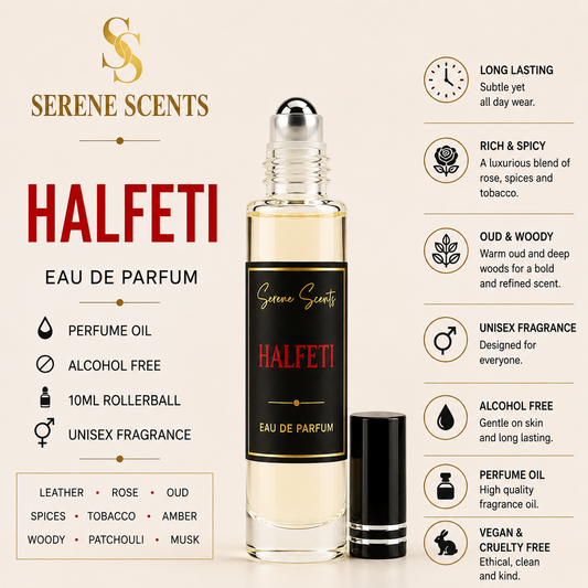 Halfeti 10ml Rollerball Perfume Oil from Serene Scents