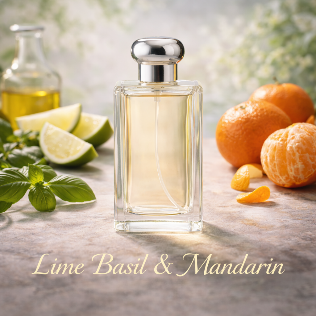 Lime Basil & Mandarin Perfume Oil from Serene Scents