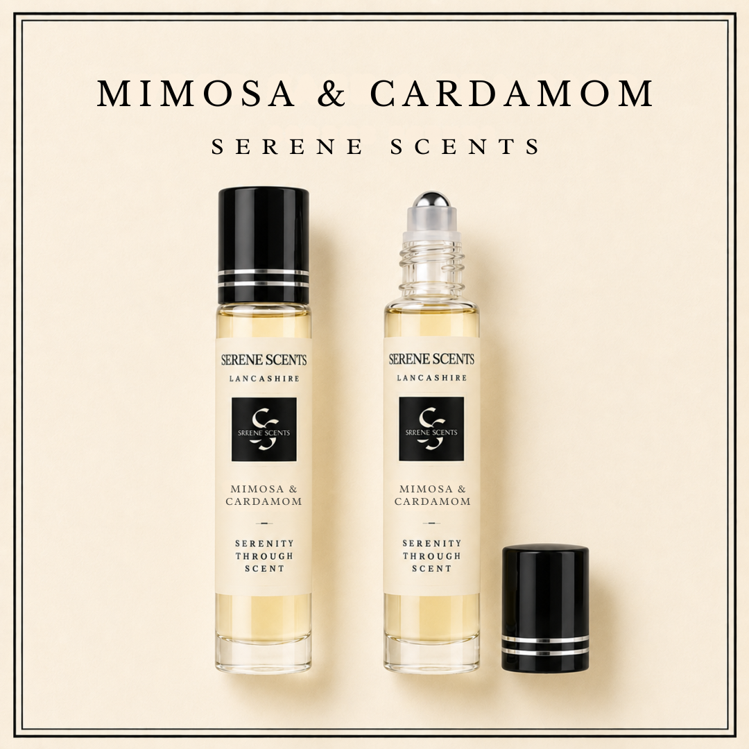 Mimosa & Cardamom 10ml Rollerball Perfume Oil from Serene Scents