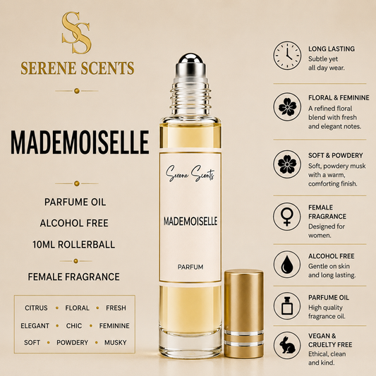 Coco Mademoiselle 10ml Rollerball Perfume Oil from Serene Scents