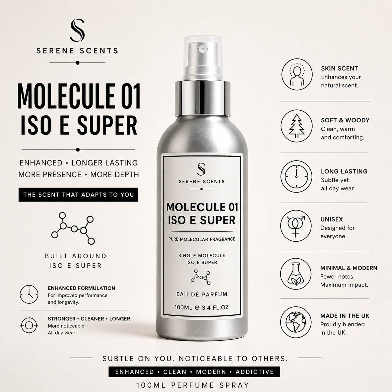 Molecule 01 100ml Eau de Parfum from Serene Scents