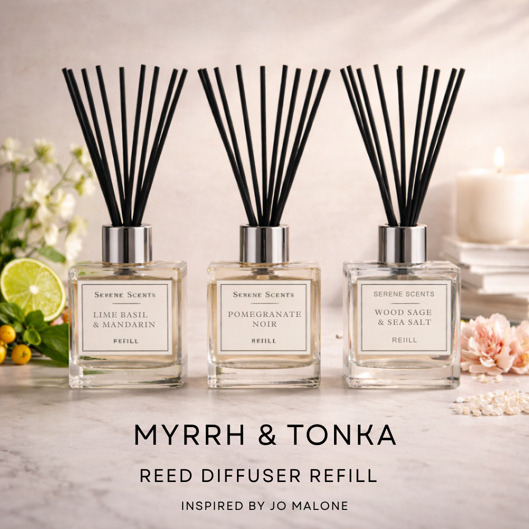 Myrrh & Tonka Reed Diffuser Refill from Serene Scents