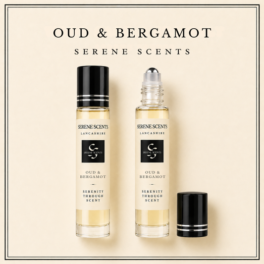 Oud & Bergamot 10ml Rollerball Perfume Oil from Serene Scents