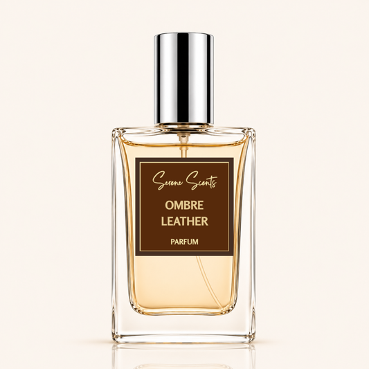 Ombre Leather inspired Eau de Parfum by Serene Scents, available in 15ml and 30ml