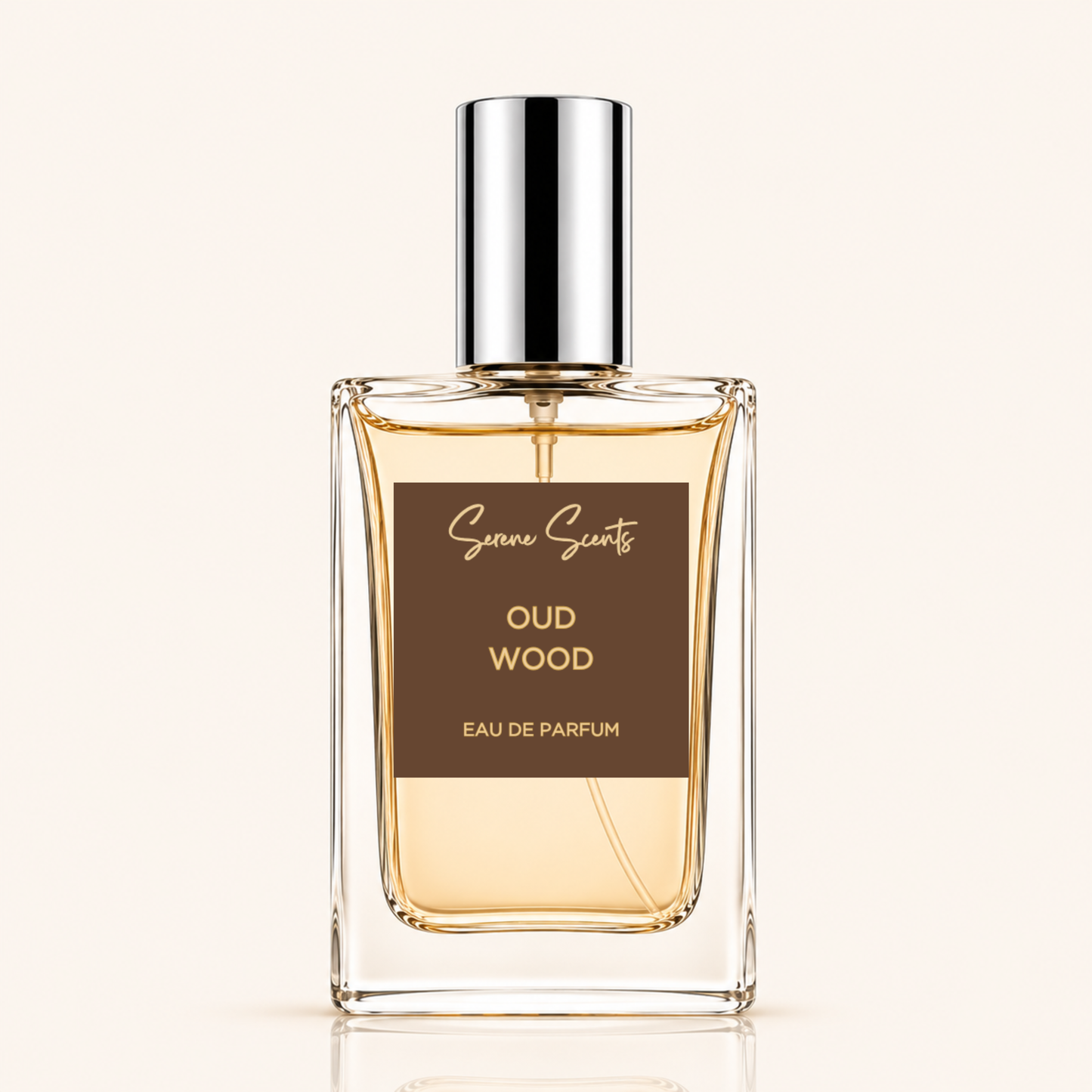 Oud Wood inspired Eau de Parfum by Serene Scents, available in 15ml and 30ml