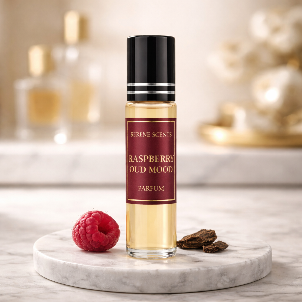 Raspberry Oud Mood 10ml Rollerball Perfume Oil product image from Serene Scents