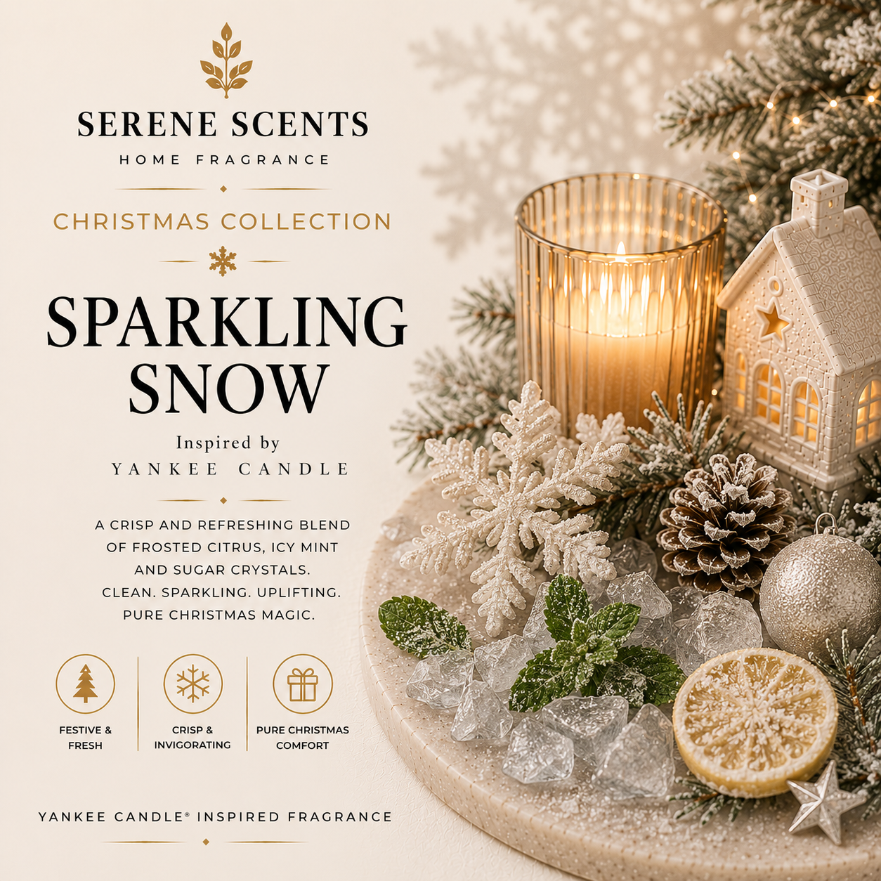 Sparkling Snow | Christmas Home Fragrance