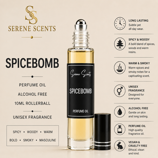 Spicebomb 10ml Rollerball Perfume Oil from Serene Scents