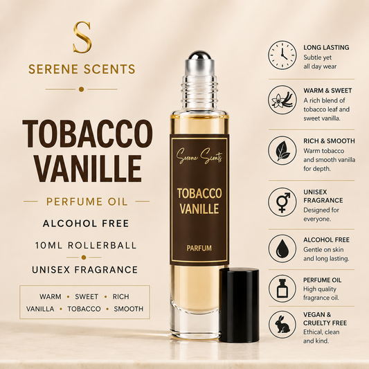 Tobacco Vanille 10ml Rollerball Perfume Oil from Serene Scents