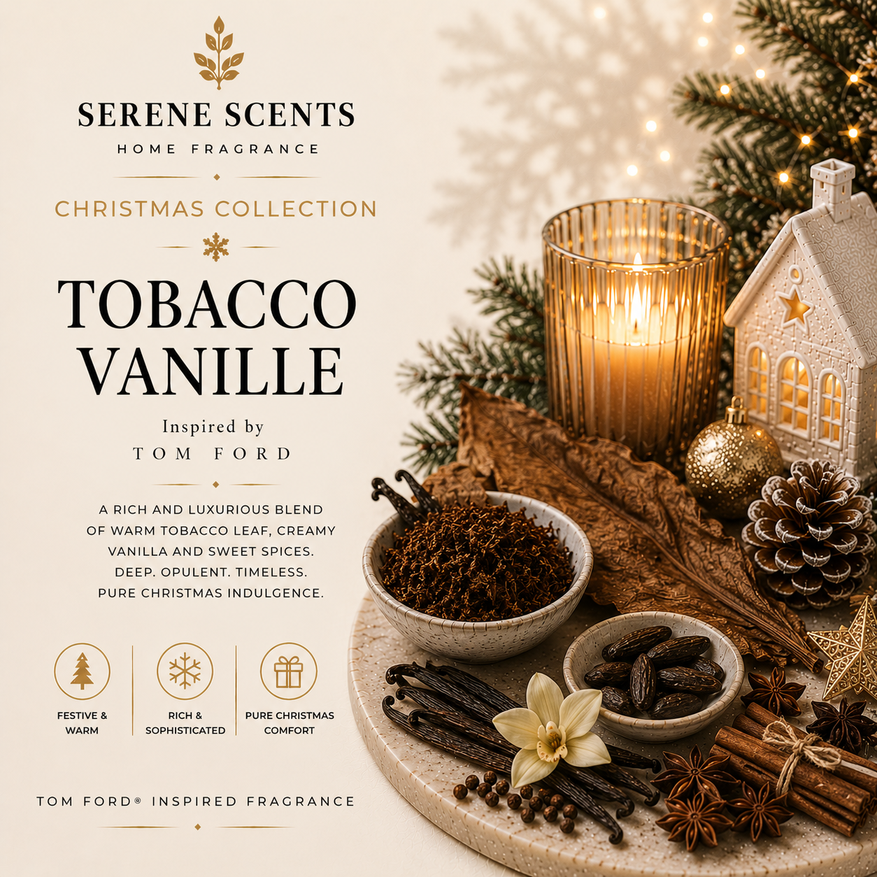 Tobacco Vanille | Christmas Home Fragrance