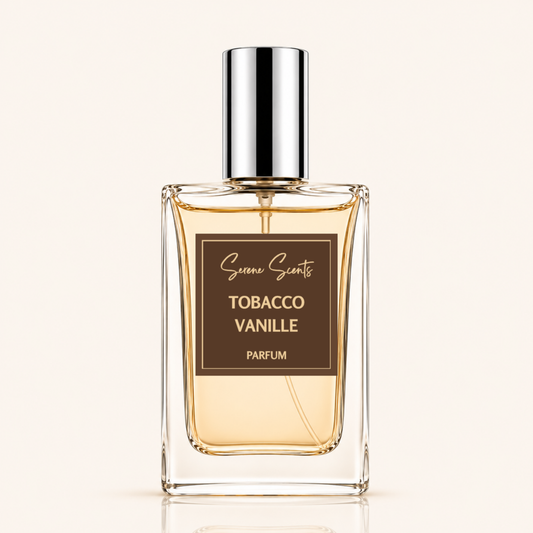 Tobacco Vanille inspired Eau de Parfum by Serene Scents, available in 15ml and 30ml
