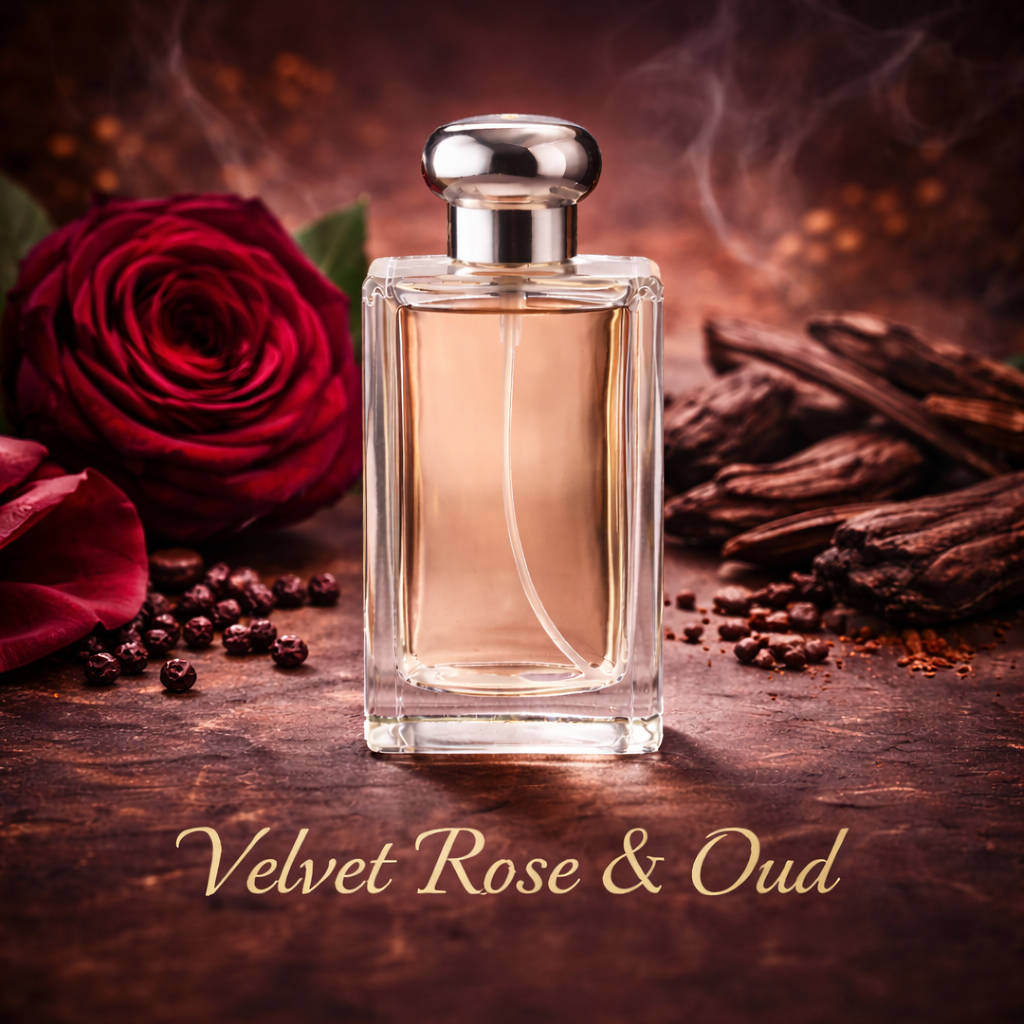Velvet Rose & Oud Perfume Oil from Serene Scents