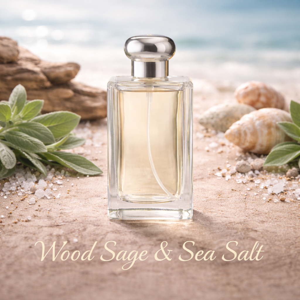 Wood Sage & Sea Salt Perfume Oil from Serene Scents