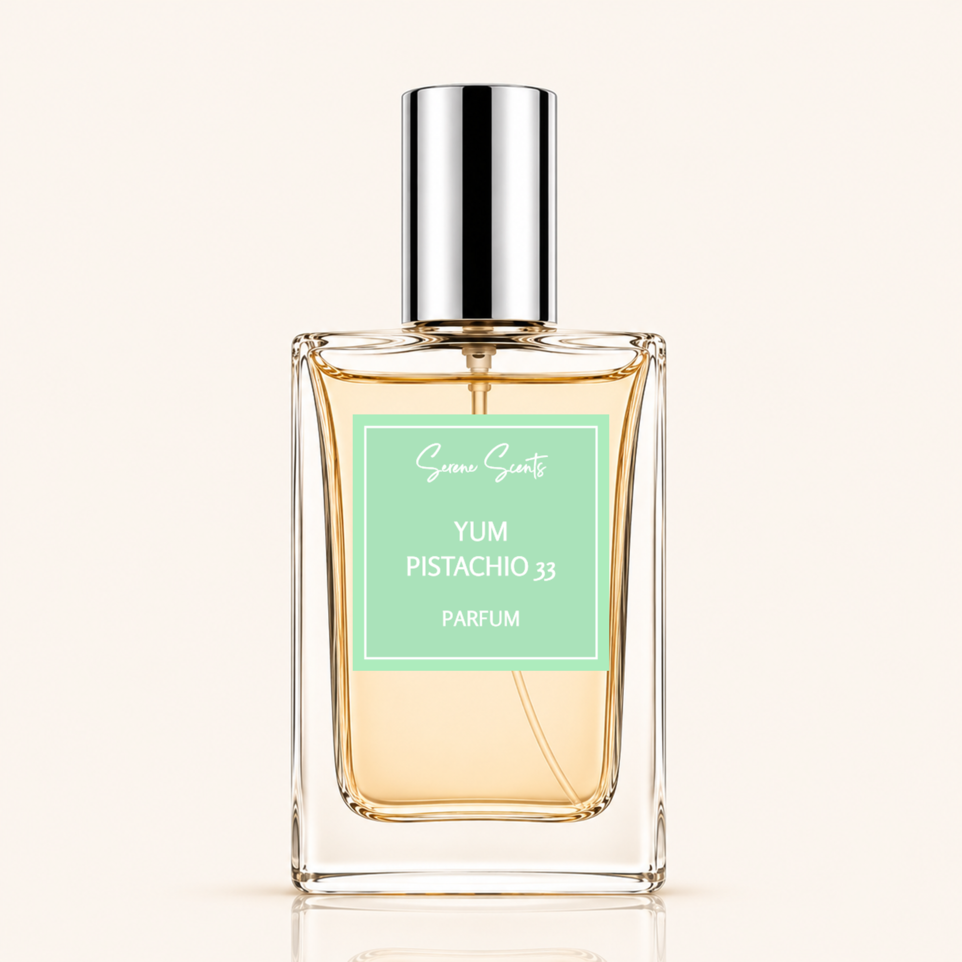 Yum Pistachio Gelato inspired Eau de Parfum by Serene Scents, available in 15ml and 30ml