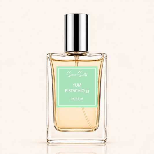 Yum Pistachio Gelato inspired Eau de Parfum by Serene Scents, available in 15ml and 30ml