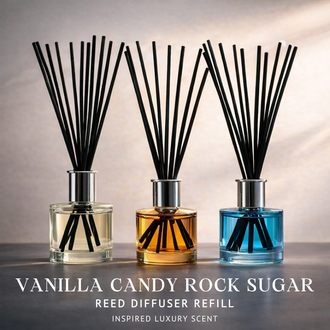 Vanilla Candy Rock Sugar Reed Diffuser Refill from Serene Scents