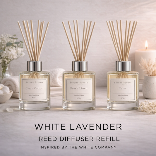 White Lavender Reed Diffuser Refill from Serene Scents